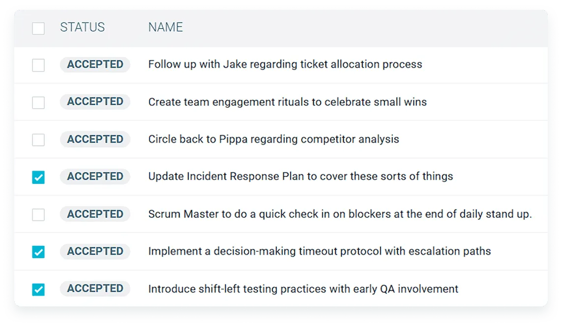 Add and import estimation story items in TeamRetro