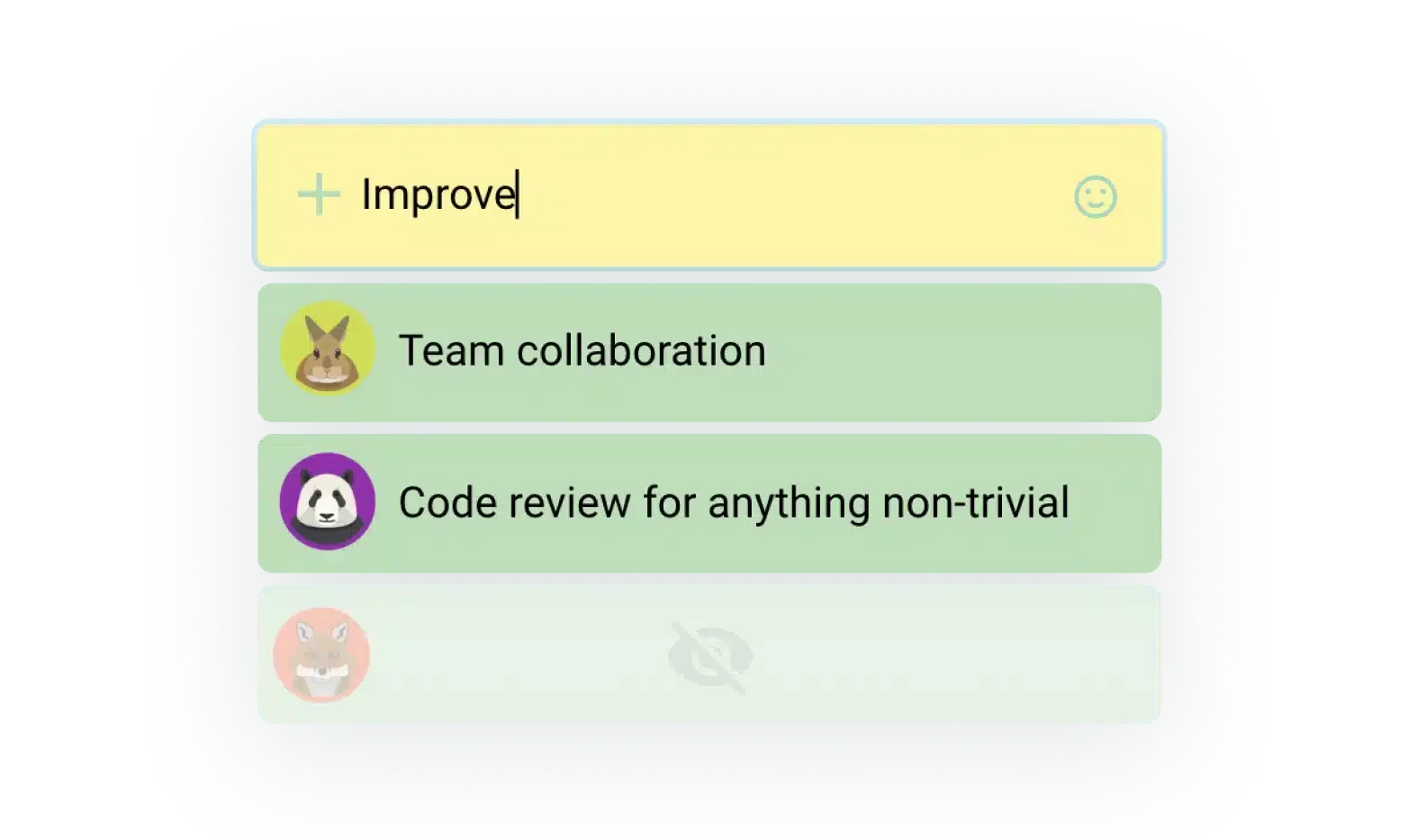 Real-time collaboration in TeamRetro