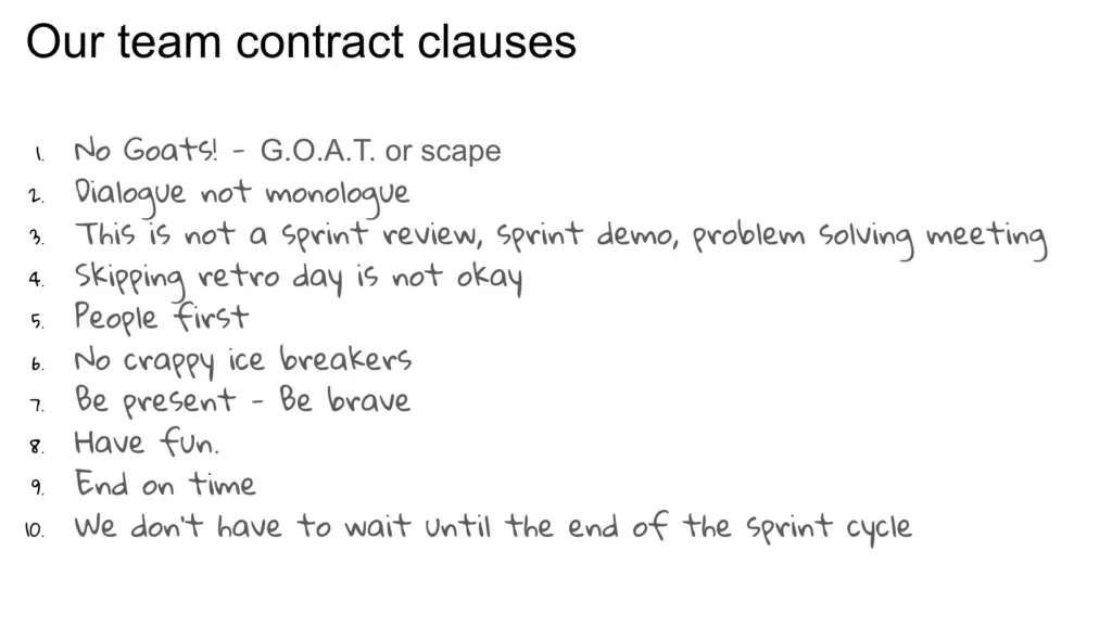 Teamcontract