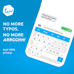 Typewise smartphone keyboard app