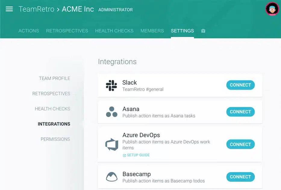 Conectar con Slack Imagen de conexión con Slack