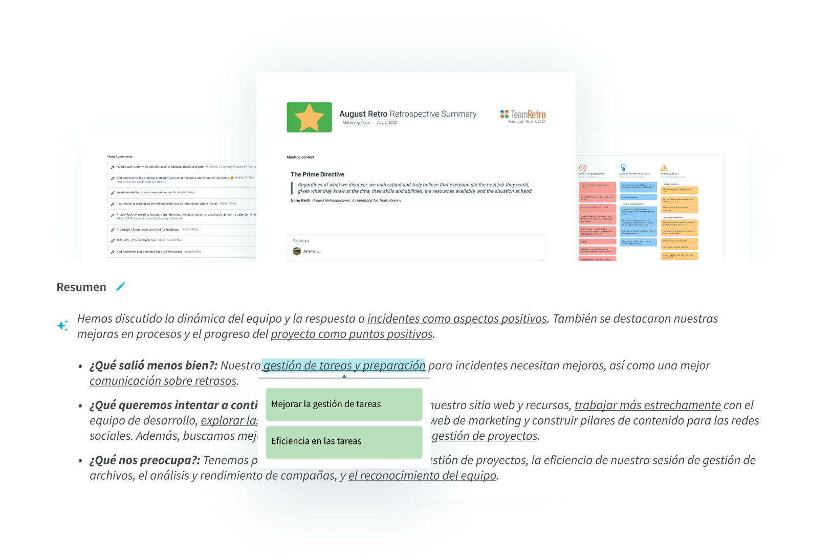 spanish-retrospective-meeting-summaries spanish-retrospective-meeting-summaries-image